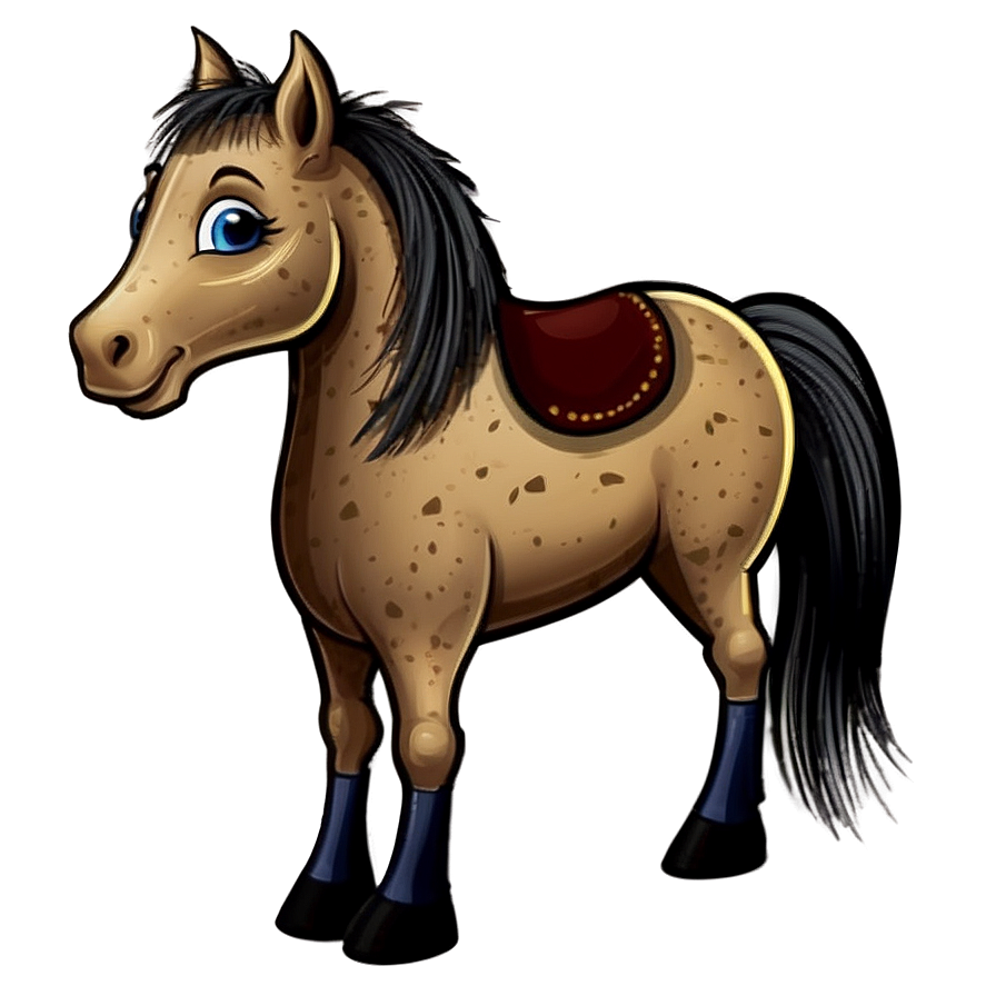 Cartoon Horse For Kids Png Cpe PNG image