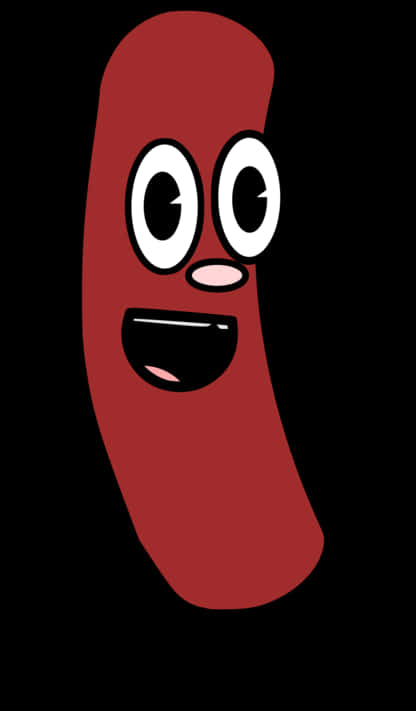 Cartoon Hot Dog Character PNG image