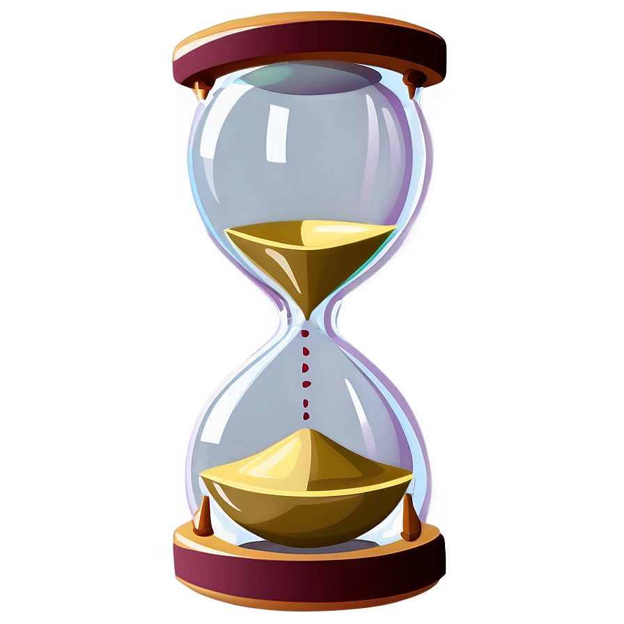 Cartoon Hourglass Cute Png Spv33 PNG image