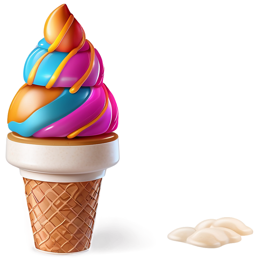 Cartoon Ice Cream Cone Png 80 PNG image