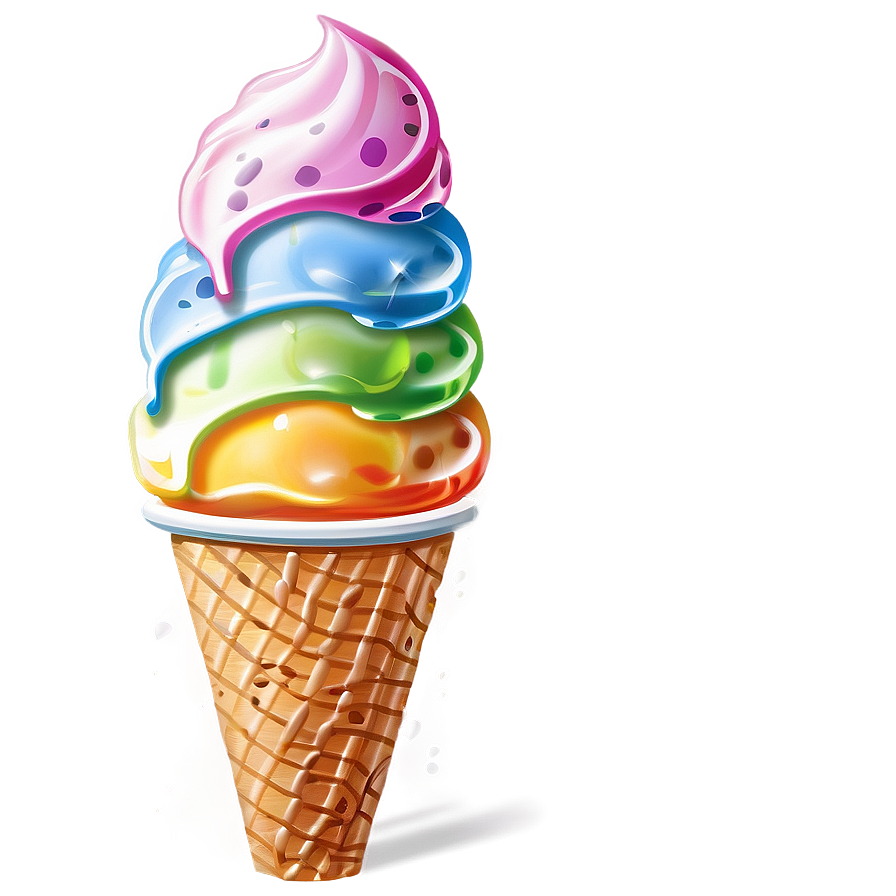 Cartoon Ice Cream Png 05032024 PNG image