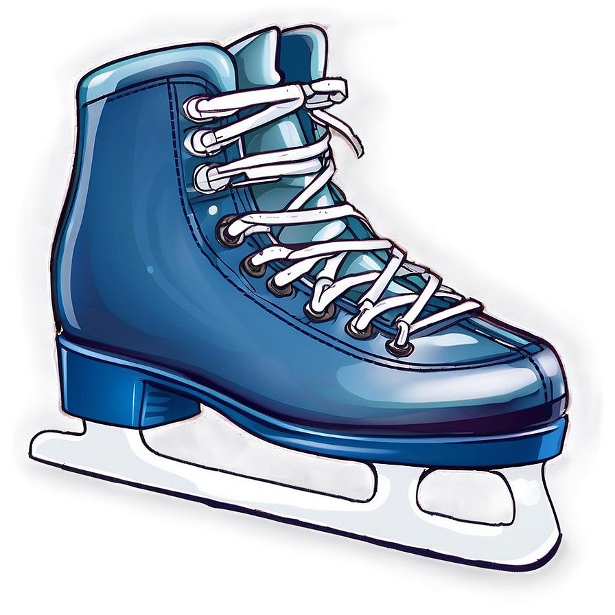 Cartoon Ice Skates Png 06122024 PNG image