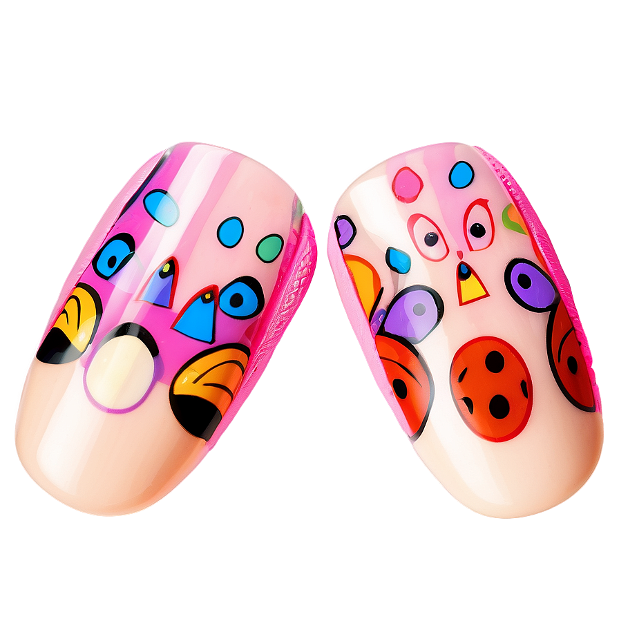 Cartoon Inspired Fake Nails Png Ifd PNG image