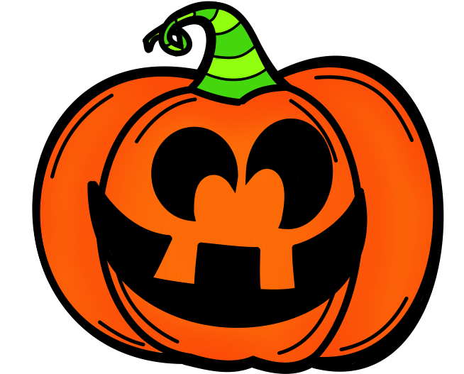 Cartoon Jack O Lantern Face.png PNG image