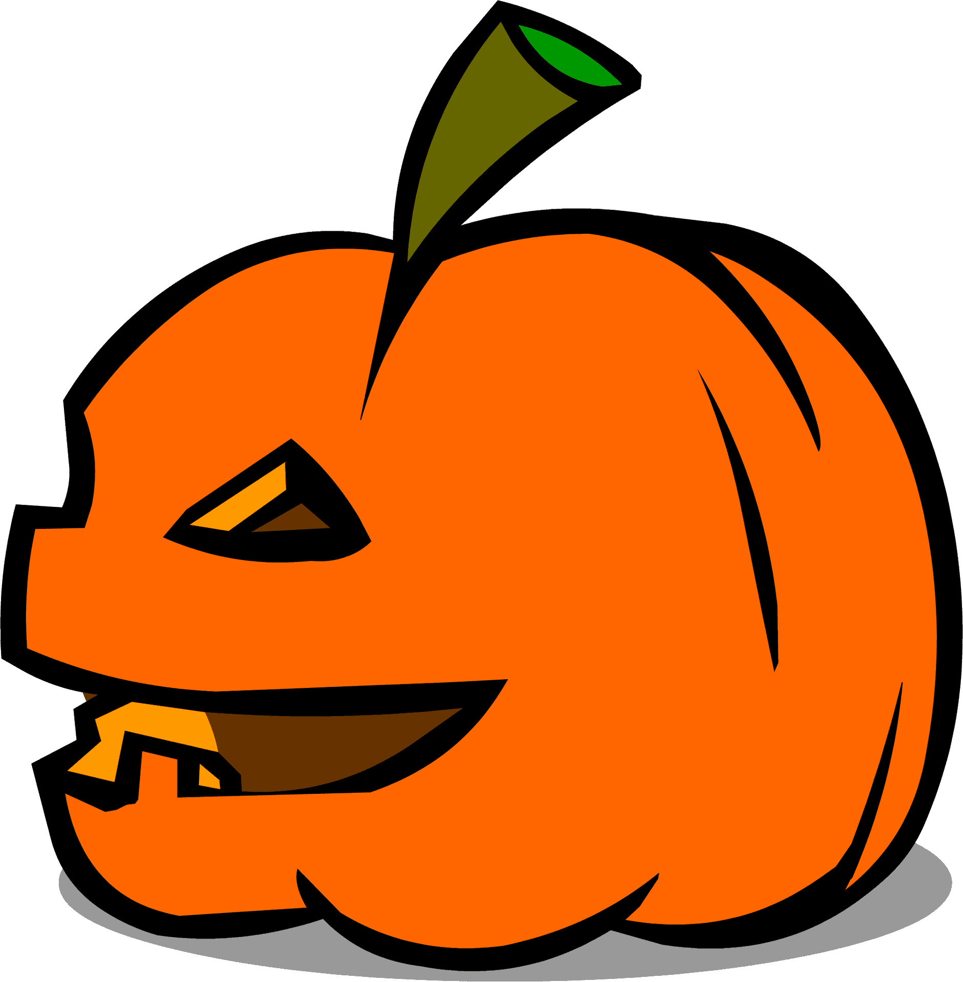 Cartoon Jack O Lantern Graphic PNG image