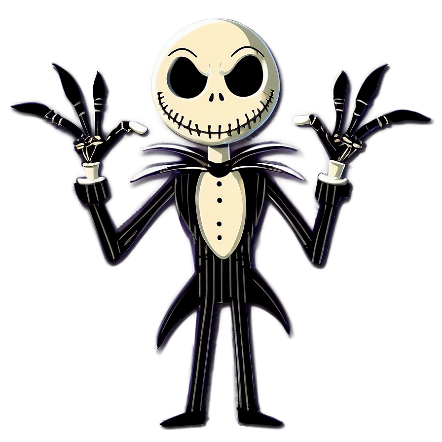 Cartoon Jack Skellington Png Djp5 PNG image