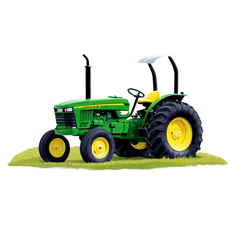 Cartoon John Deere Tractor Image Png Frj PNG image