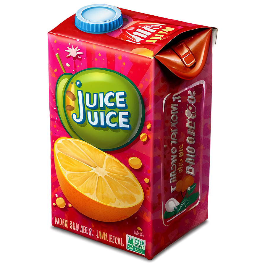 Cartoon Juice Box Png 06132024 PNG image