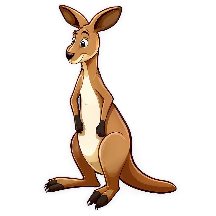 Cartoon Kangaroo Png 05212024 PNG image