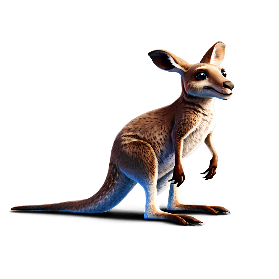 Cartoon Kangaroo Png 05212024 PNG image