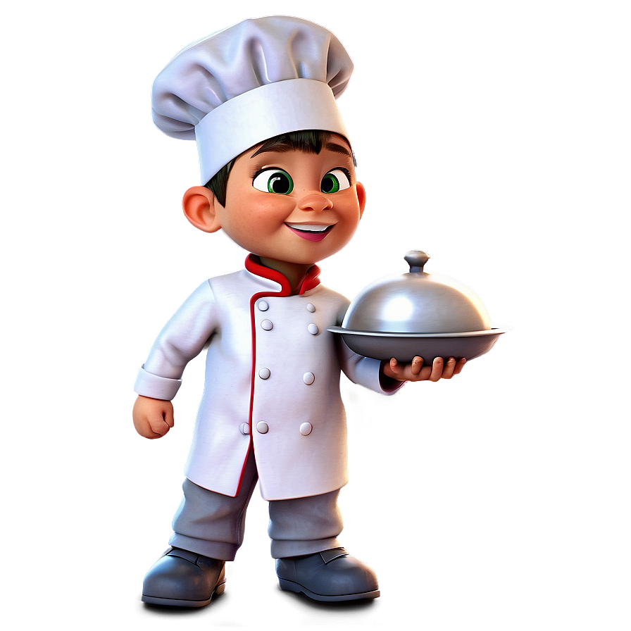 Cartoon Kid In Chef Hat Png Ofc PNG image