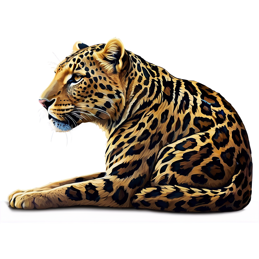 Cartoon Leopard Print Png 05212024 PNG image