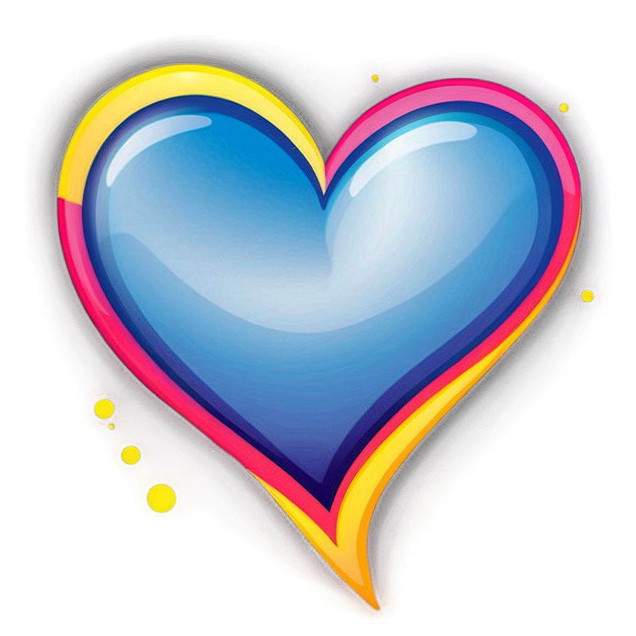 Cartoon Love Heart Png 06132024 PNG image