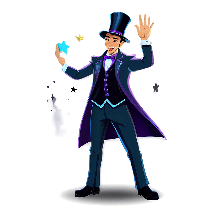 Cartoon Magician Character Png Hgm PNG image