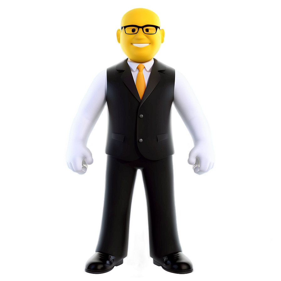 Cartoon Man Character Png 05042024 PNG image