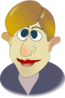 Cartoon Man Portrait PNG image
