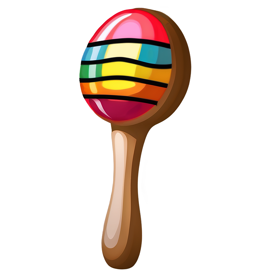 Cartoon Maraca Drawing Png 06122024 PNG image