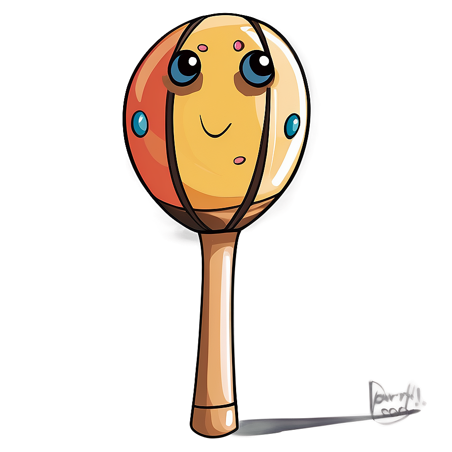 Cartoon Maraca Drawing Png Iww92 PNG image