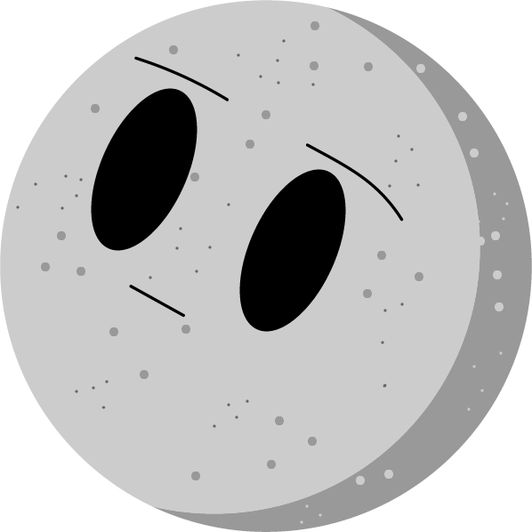 Cartoon Mercury Planet Graphic PNG image