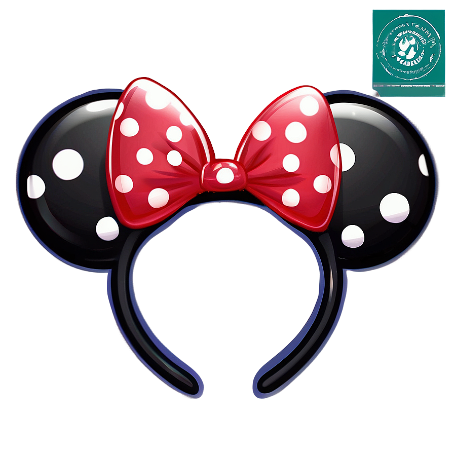 Cartoon Minnie Mouse Ears Png Ecc PNG image