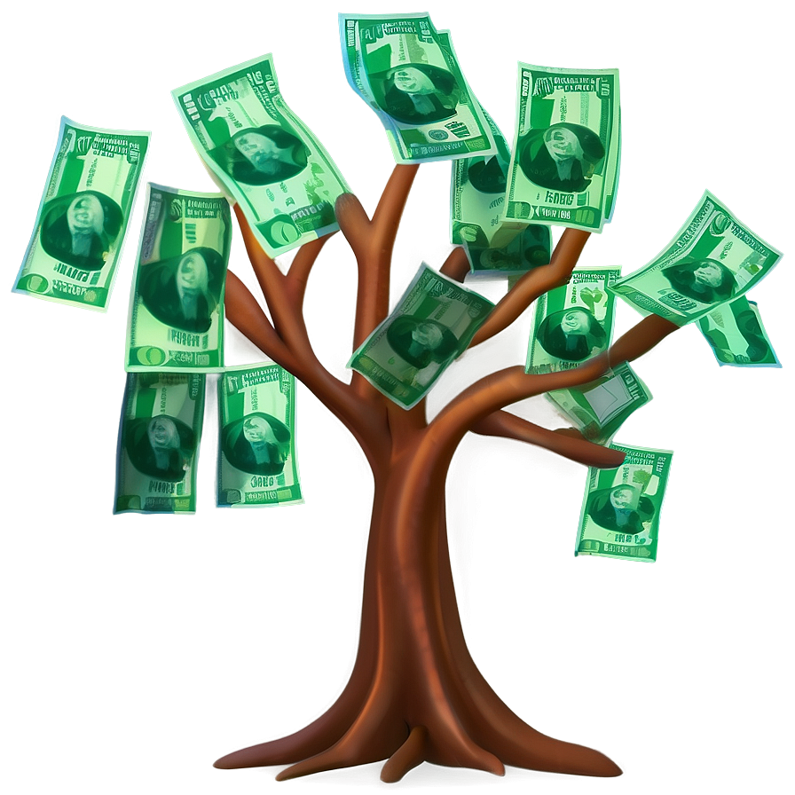 Cartoon Money Tree Png 06132024 PNG image