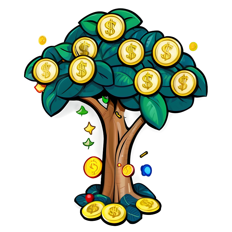 Cartoon Money Tree Png Ulp99 PNG image