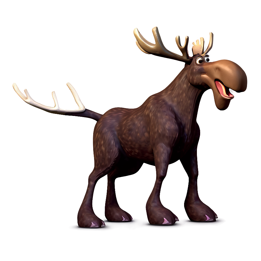 Cartoon Moose Character Png 50 PNG image