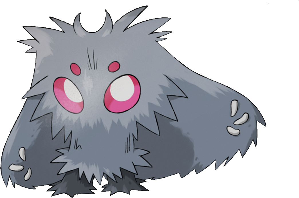 Cartoon Mothman Creature Illustration PNG image