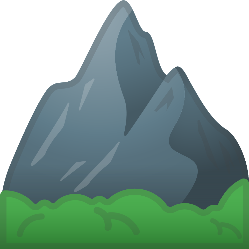 Cartoon Mountain Peak PNG image