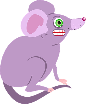 Cartoon Mouse Illustration PNG image