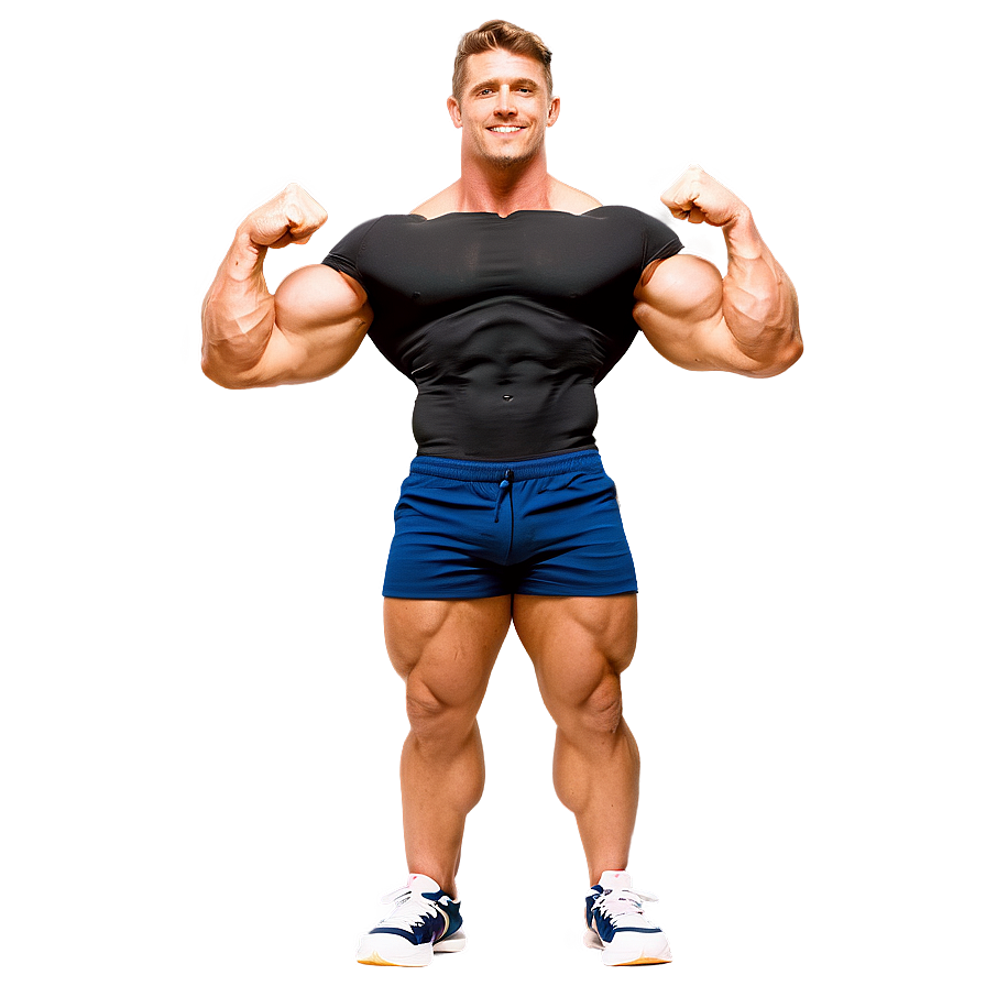 Cartoon Muscle Man Png Kuw83 PNG image