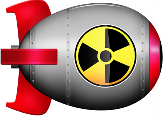 Cartoon Nuclear Bomb Icon PNG image