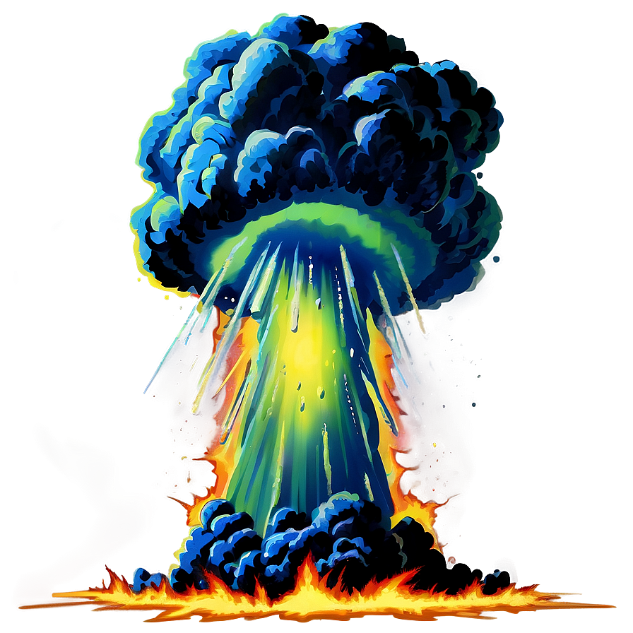 Cartoon Nuclear Explosion Png 21 PNG image