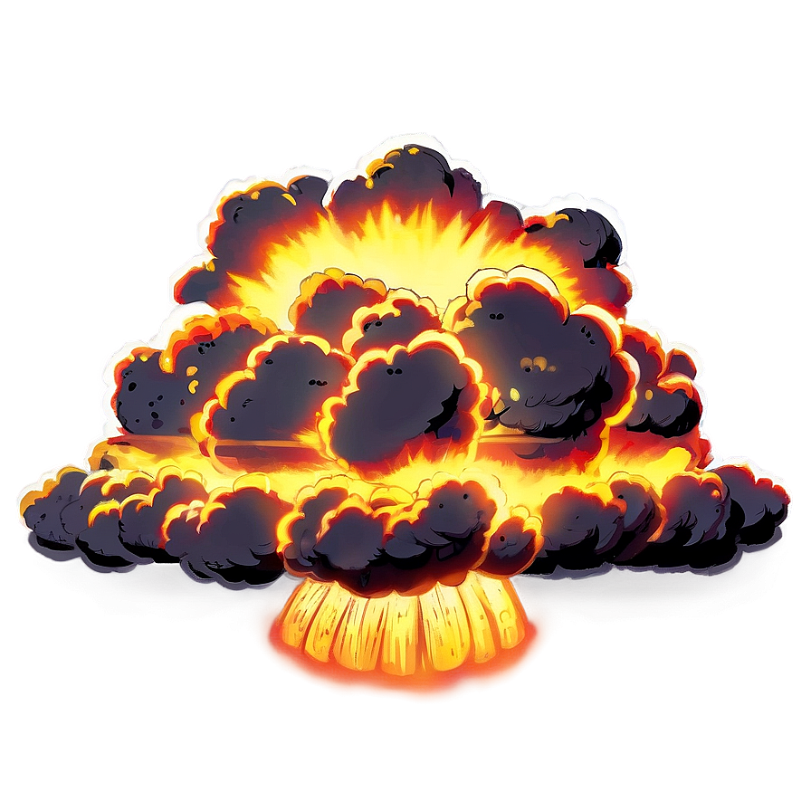 Cartoon Nuclear Explosion Png Wrr16 PNG image