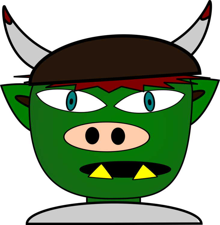 Cartoon Orc Character PNG image