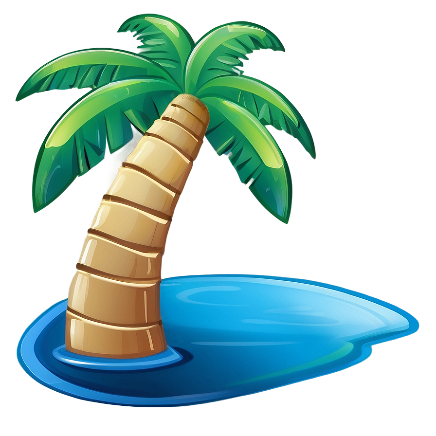 Cartoon Palm Tree For Kids Png 06212024 PNG image