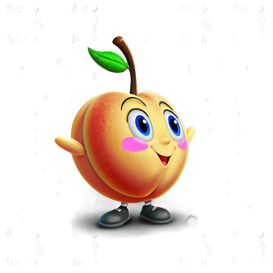 Cartoon Peach Character Png Xvm39 PNG image