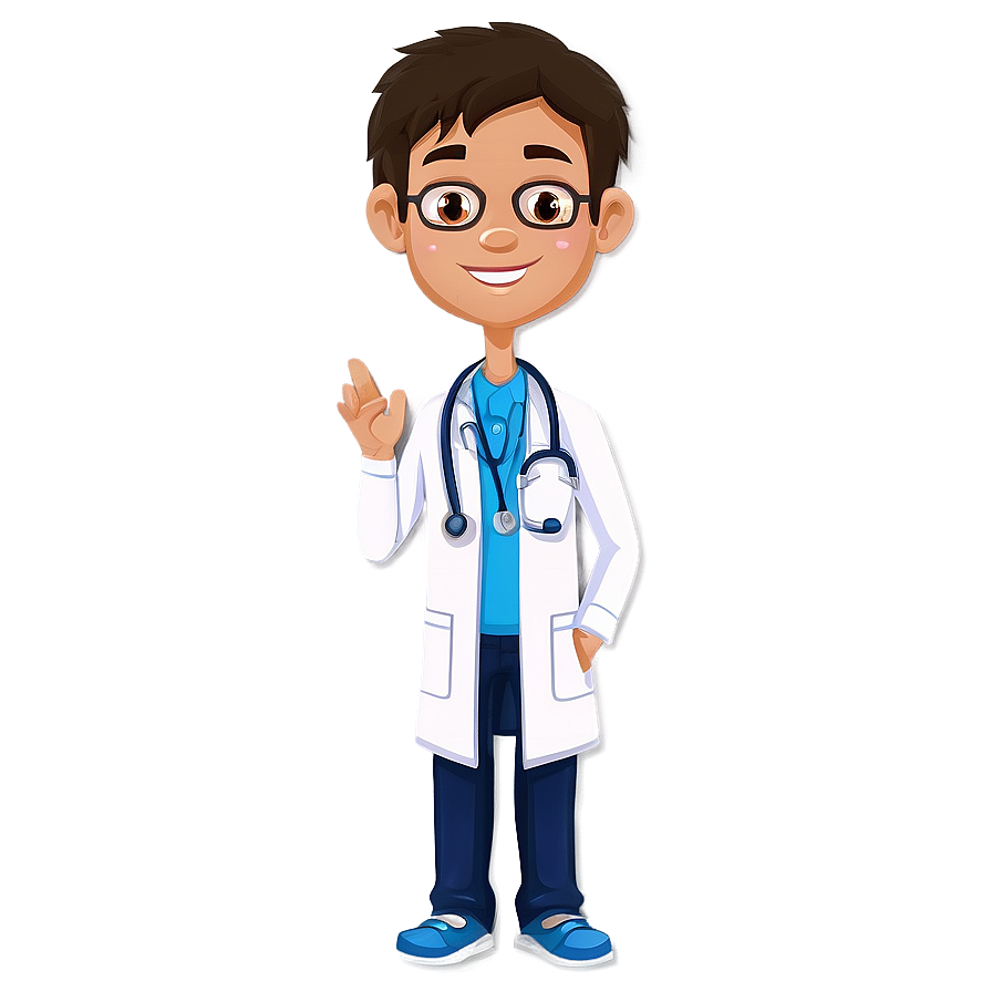 Cartoon Pediatrician Doctor Png 06262024 PNG image