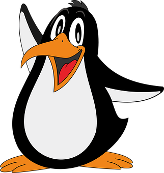 Cartoon Penguin Character PNG image