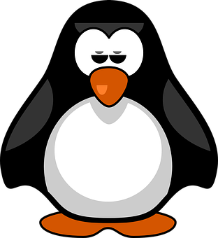 Cartoon Penguin Graphic PNG image