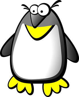 Cartoon Penguin Graphic PNG image