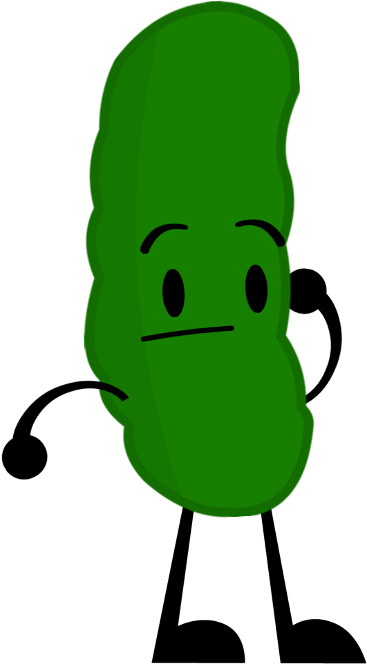 Cartoon Pickle Character PNG image