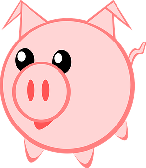 Cartoon_ Pig_ Vector_ Graphic PNG image