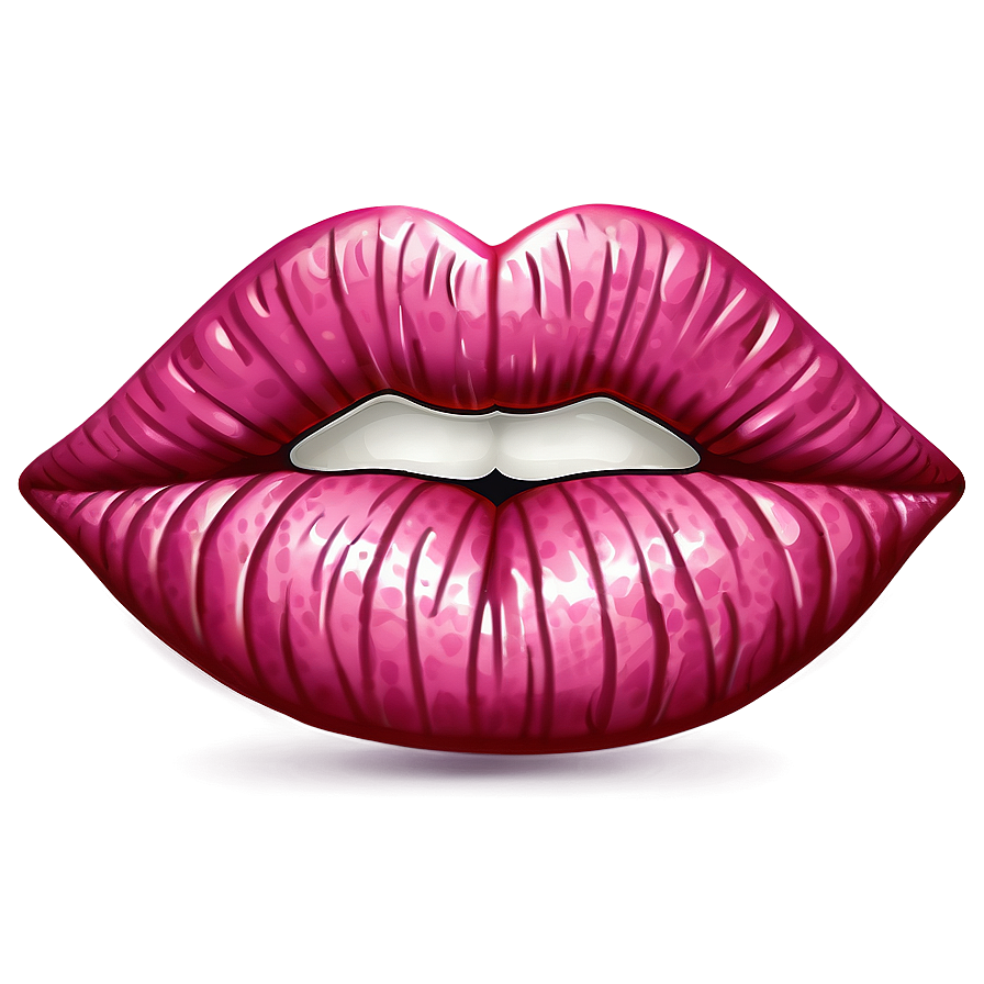 Cartoon Pink Lips Png Wnp PNG image