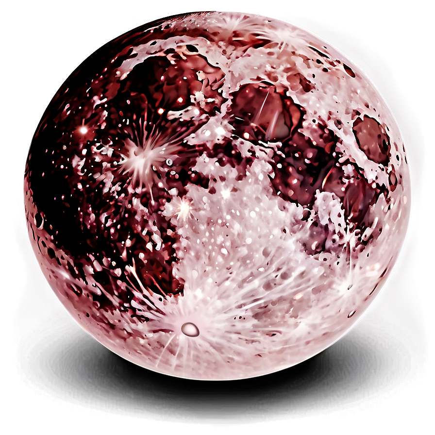 Cartoon Pink Moon Image Png 06252024 PNG image