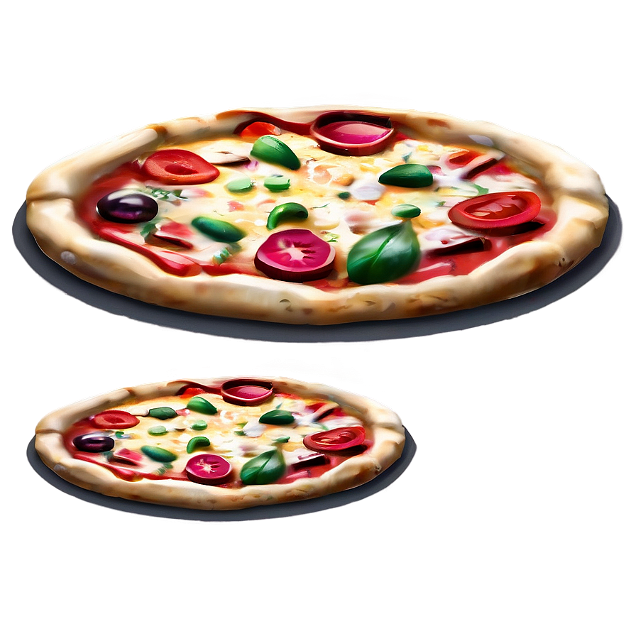 Cartoon Pizza Meal Png Tid PNG image