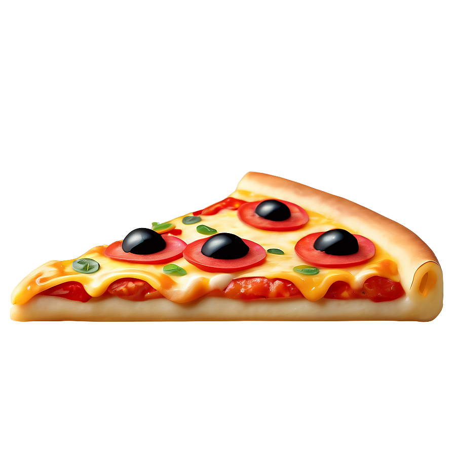 Cartoon Pizza With Face Png 06272024 PNG image