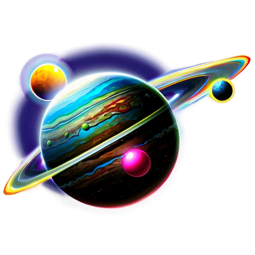 Cartoon Planets Png Odj35 PNG image