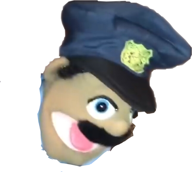 Cartoon Police Officer Head.png PNG image