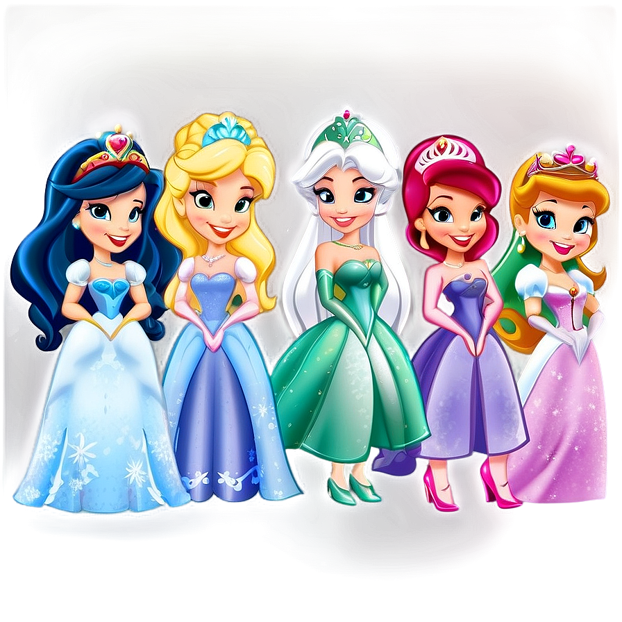 Cartoon Princesses Png Dnb71 PNG image